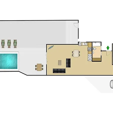 Villa Sleeps 6 Pool Air Con Wifi